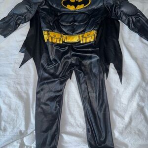 Kids Black and Yellow Superhero Costume